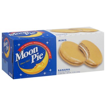 MoonPie Mini MoonPies Marshmallow Sandwich Cookies - Banana, 12 ct