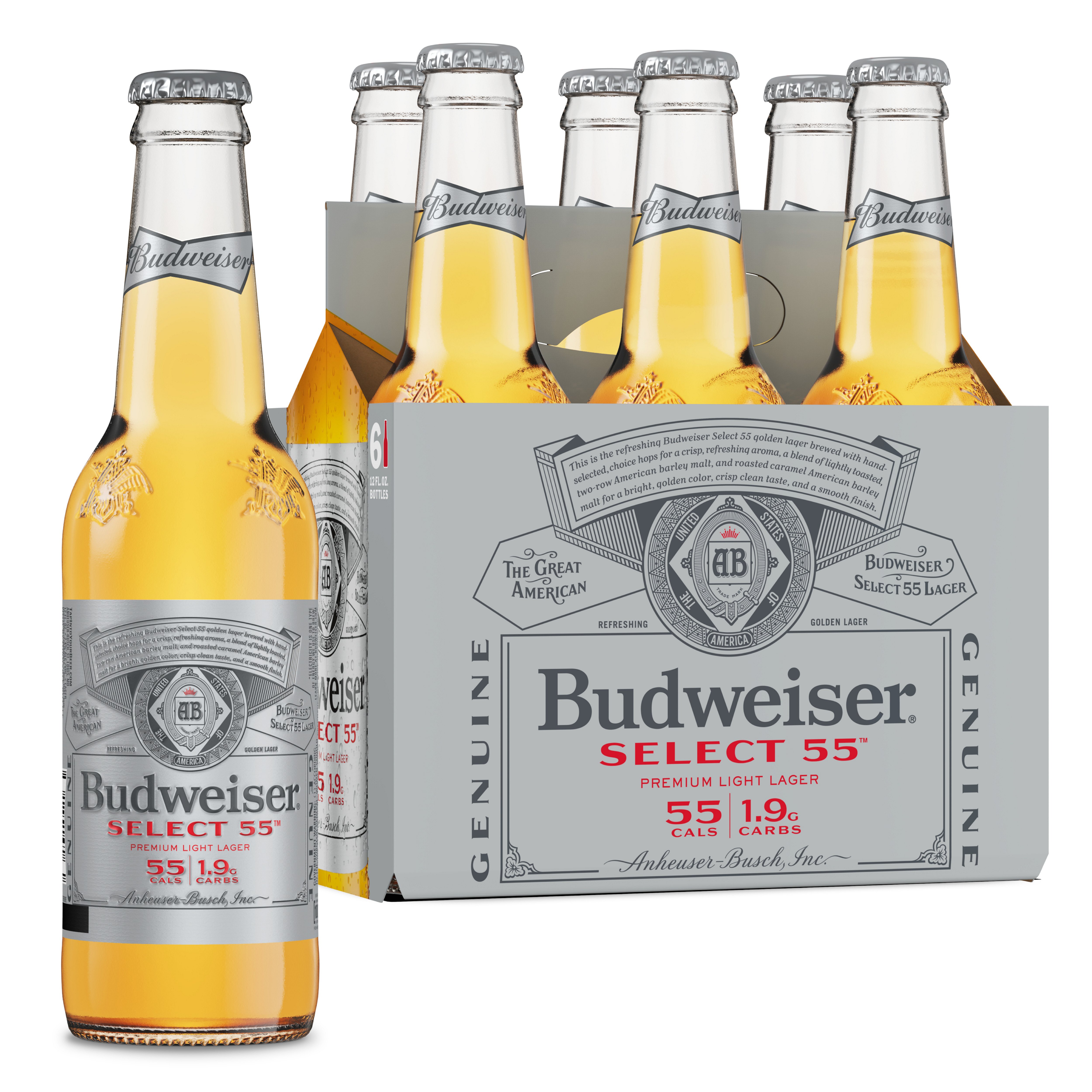 Budweiser Bud Select 55 Beer 12 oz Bottles - Shop Beer at H-E-B