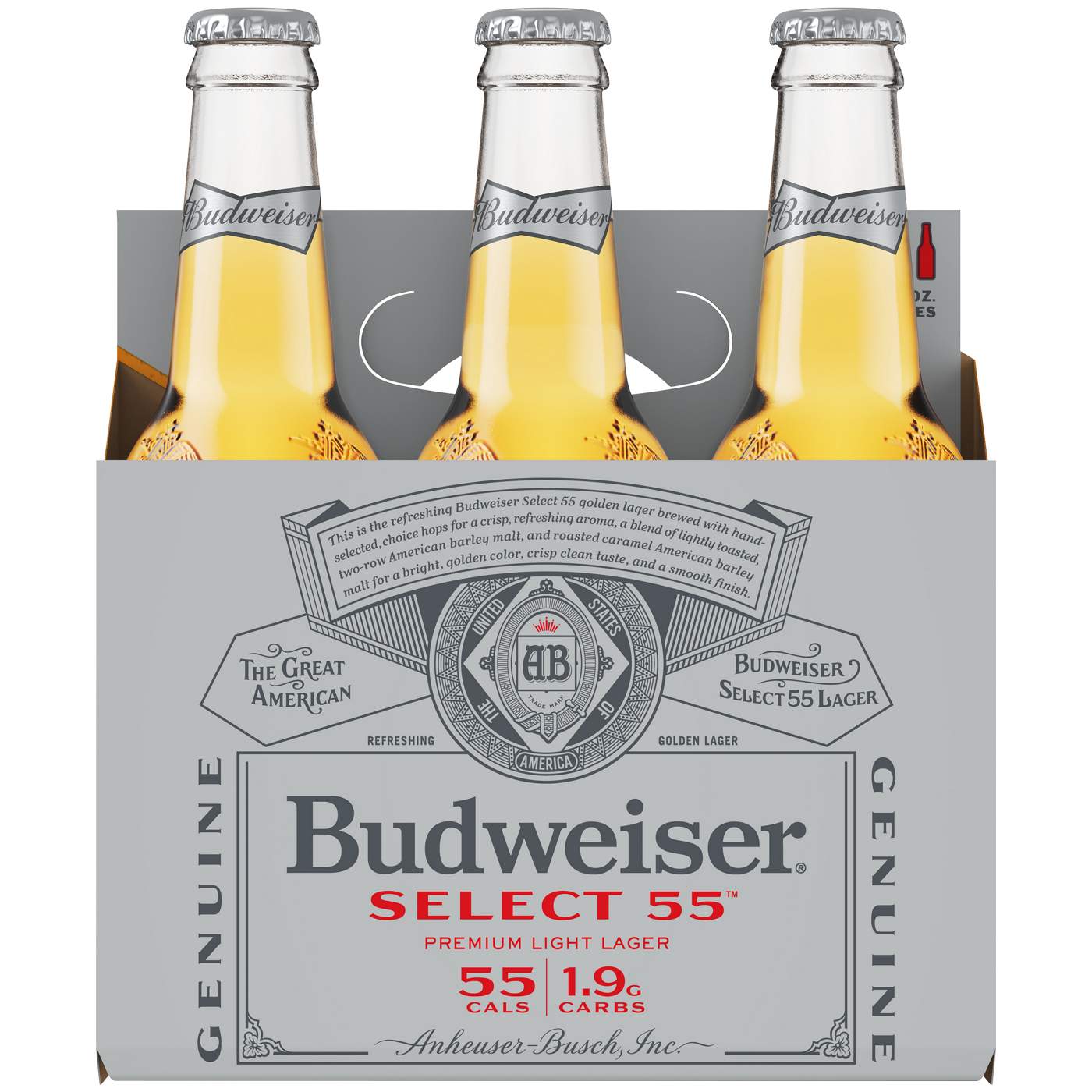 Budweiser Bud Select 55 Beer 12 oz Bottles; image 2 of 2