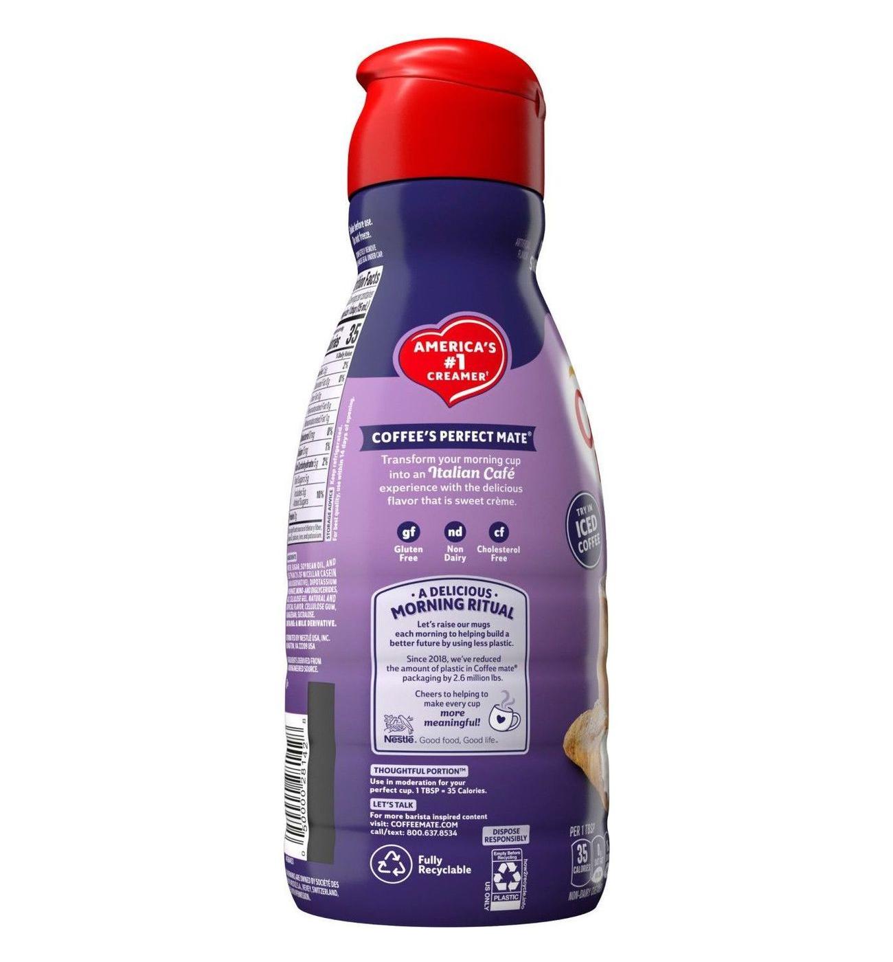 Nestle Coffee Mate Liquid Coffee Creamer - Italian Sweet Creme; image 6 of 8