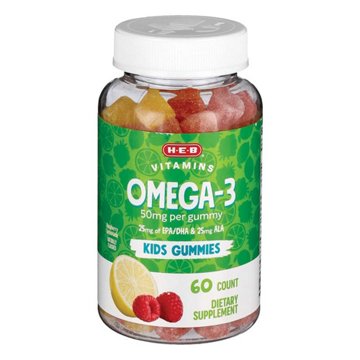 H-E-B Kids Omega-3 Gummy Vitamins