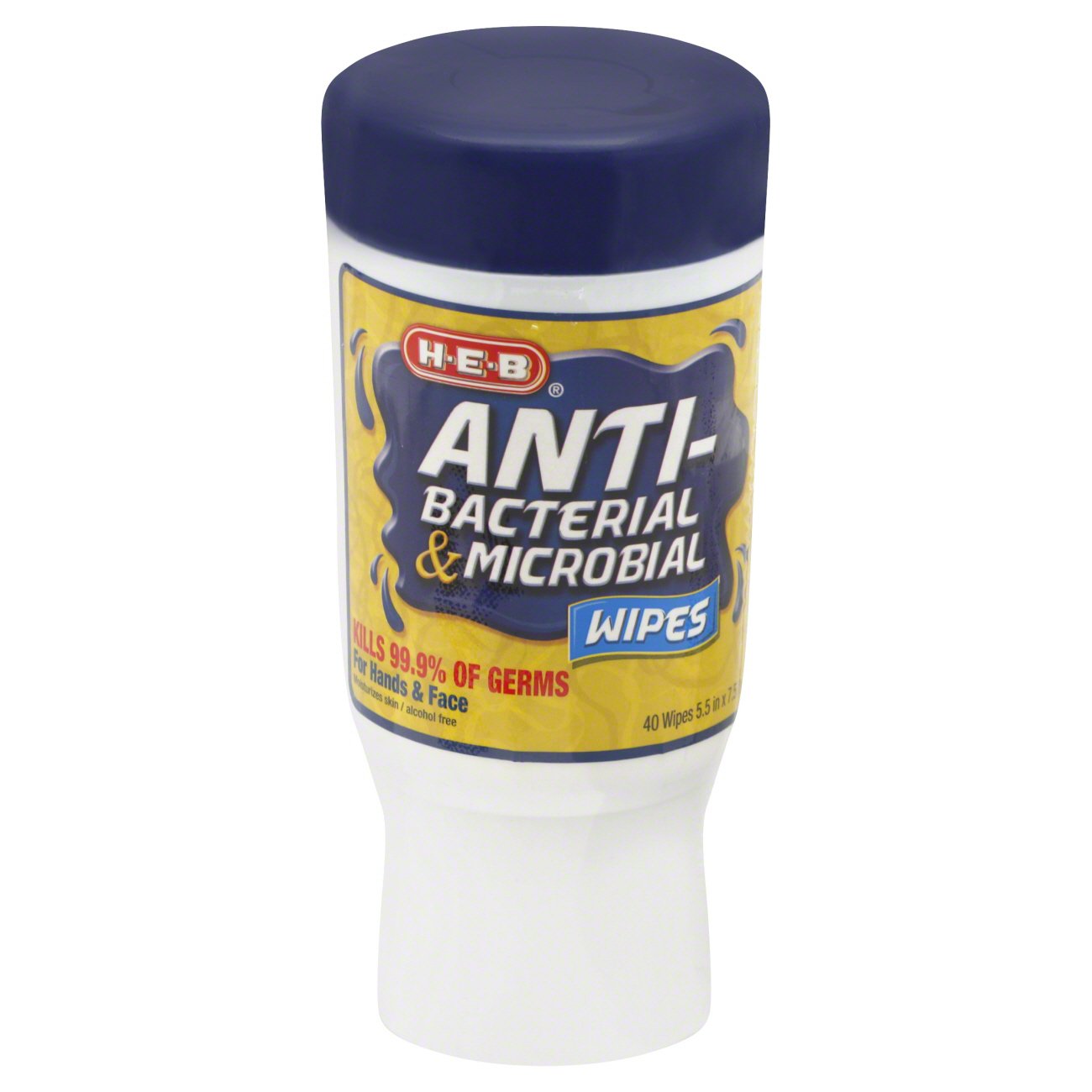 HEB AntiBacterial and Microbial Wipes For Hands and Face Shop Hand