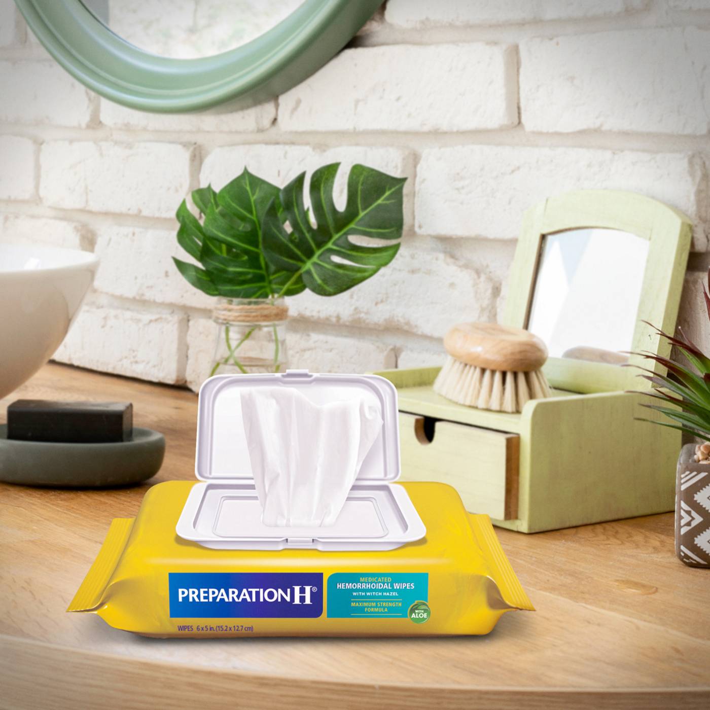 Preparation H Hemorrhoid Wipes with Witch Hazel for Skin Irritation Relief; image 3 of 4
