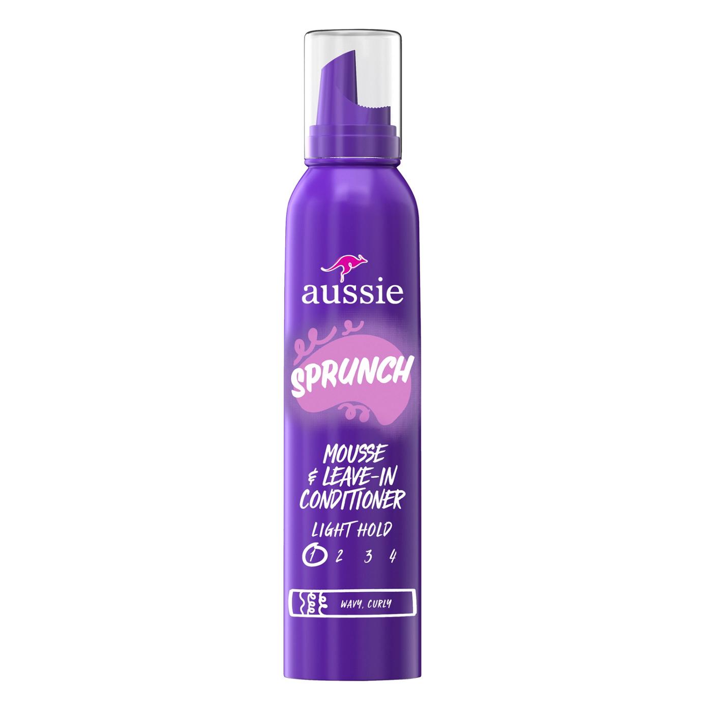 Aussie Sprunch Mousse & Leave-In Conditioner; image 1 of 10