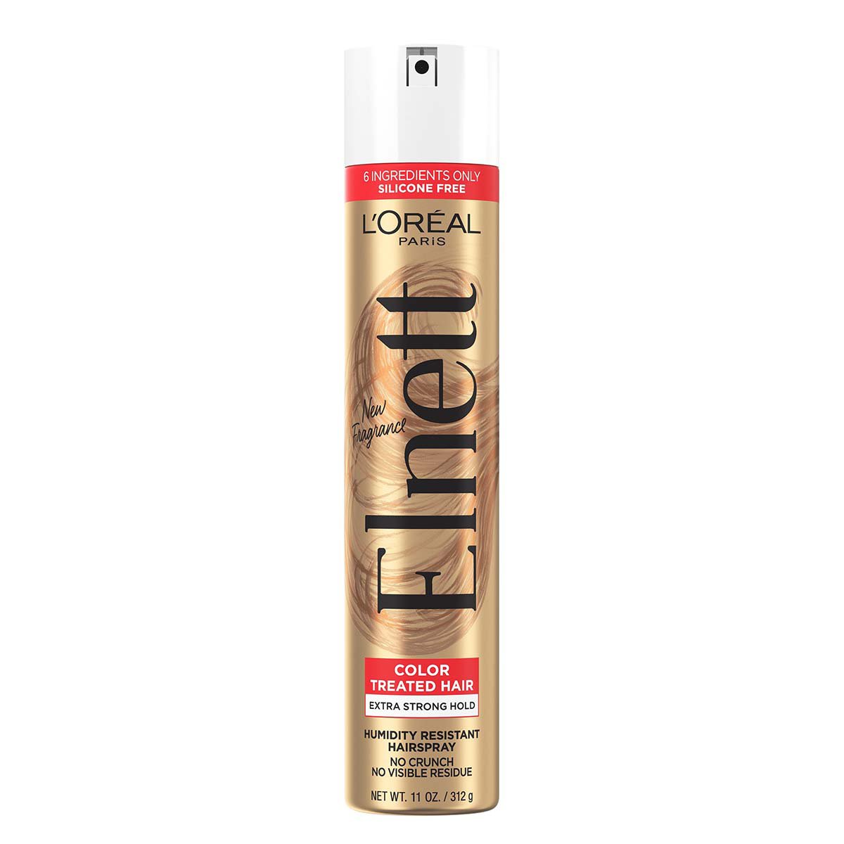 L'Oréal Paris Elnett Satin Extra Strong Hold Hair Spray-Color Treated Hair  - Shop Styling Products & Treatments at H-E-B