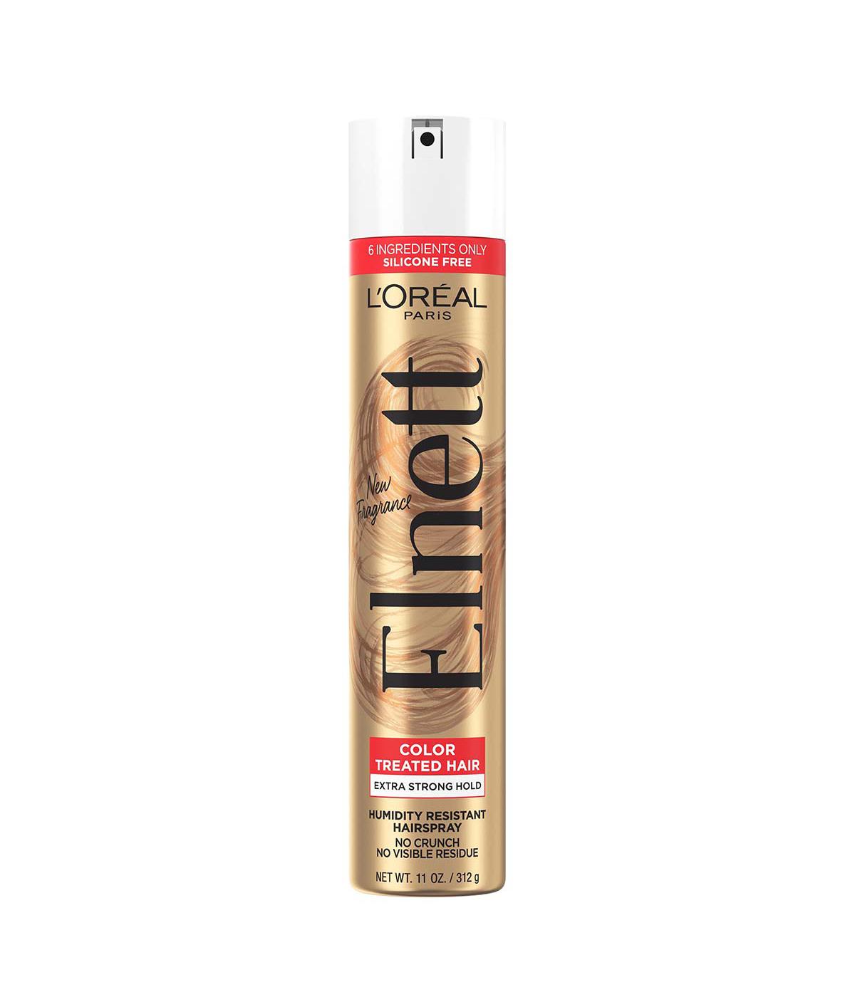 L'Oréal Paris Elnett Satin Extra Strong Hold Hair Spray-Color Treated Hair; image 1 of 2