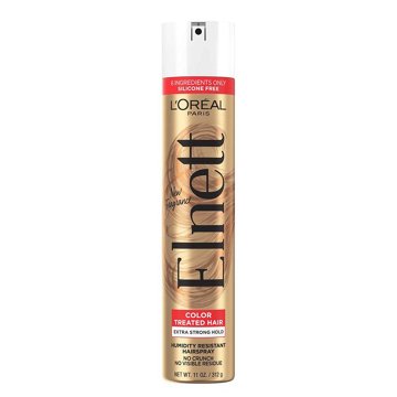 L'Oréal Paris Elnett Satin Extra Strong Hold Hair Spray-Color Treated Hair, 11 oz