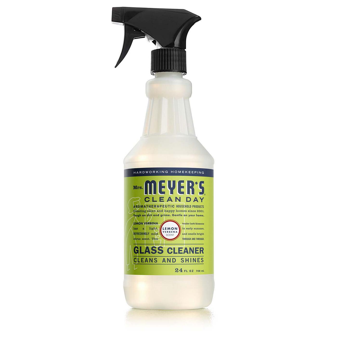 Mrs. Meyer's Clean Day Lemon Verbena Scent Glass Cleaner Spray; image 1 of 4