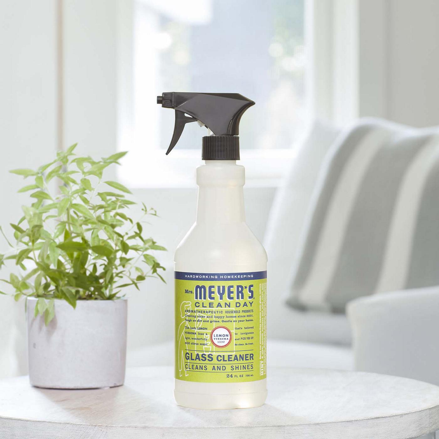 Mrs. Meyer's Clean Day Lemon Verbena Scent Glass Cleaner Spray; image 2 of 6