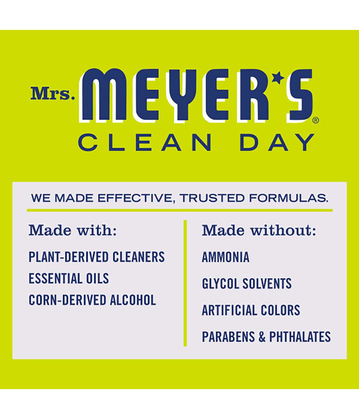 Mrs. Meyer's Clean Day Lemon Verbena Scent Glass Cleaner Spray; image 2 of 4