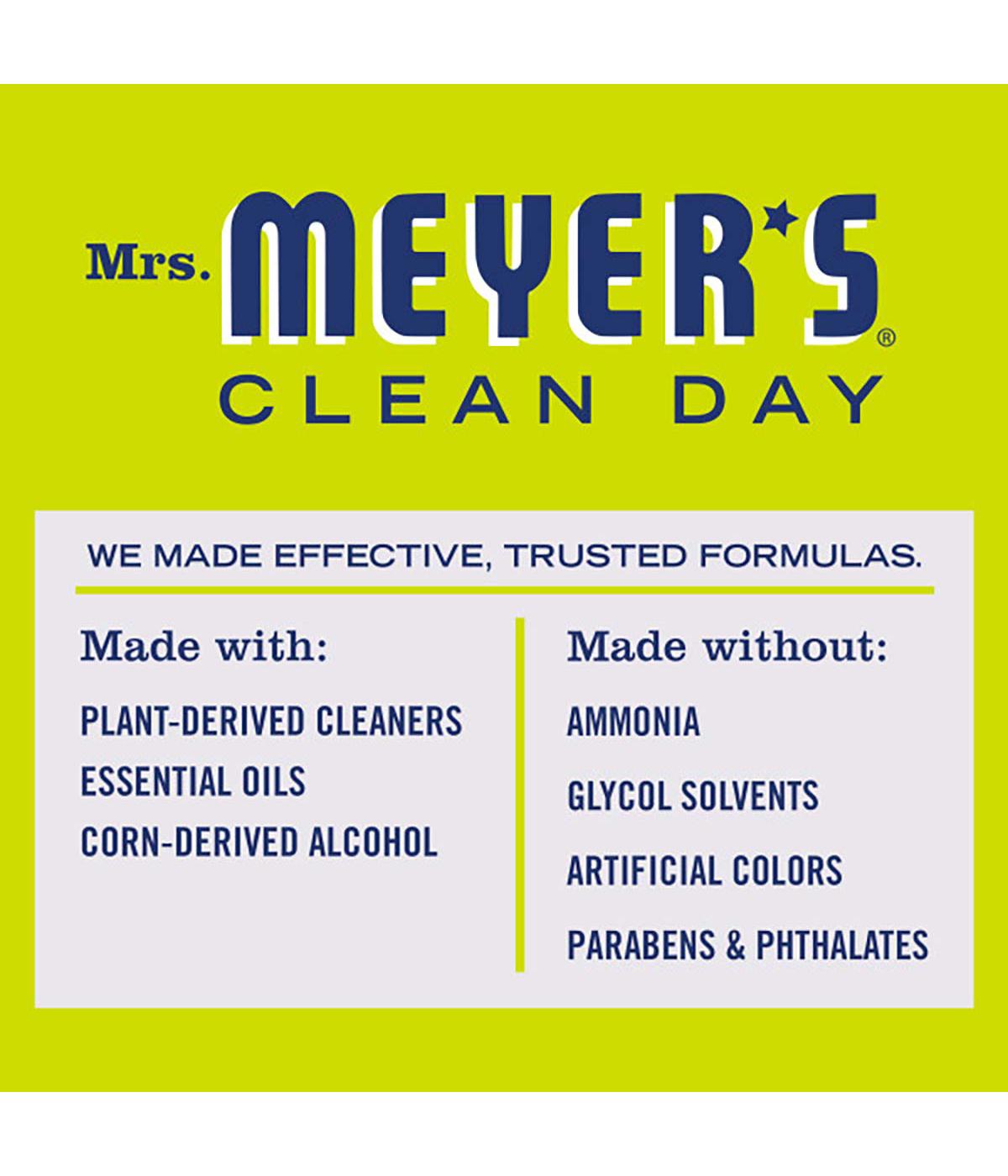 Mrs. Meyer's Clean Day Lemon Verbena Scent Glass Cleaner Spray; image 4 of 6