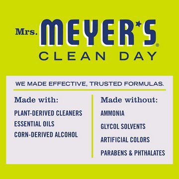Mrs. Meyer's Clean Day Lemon Verbena Scent Glass Cleaner Spray, 24 oz