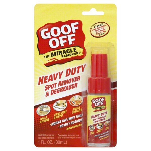 Goof Off Heavy Duty Spot Remover and Degreaser Shop Adhesives & Tape