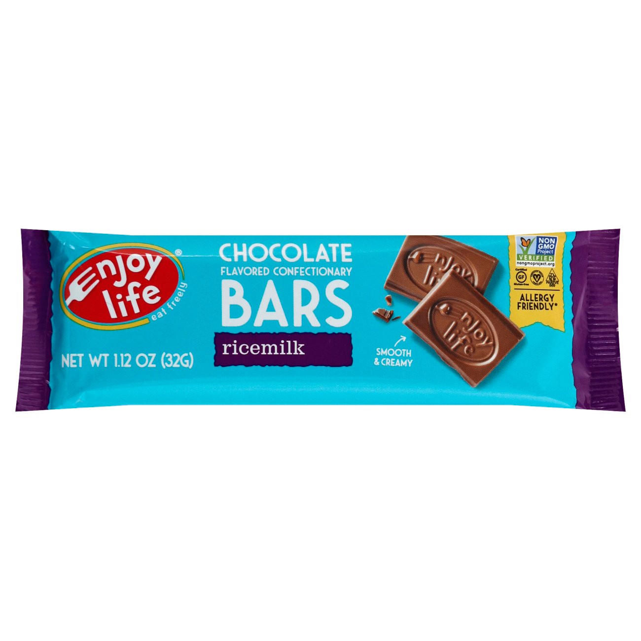 Enjoy Life Gluten Free Allergy Friendly Ricemilk Chocolate Flavored