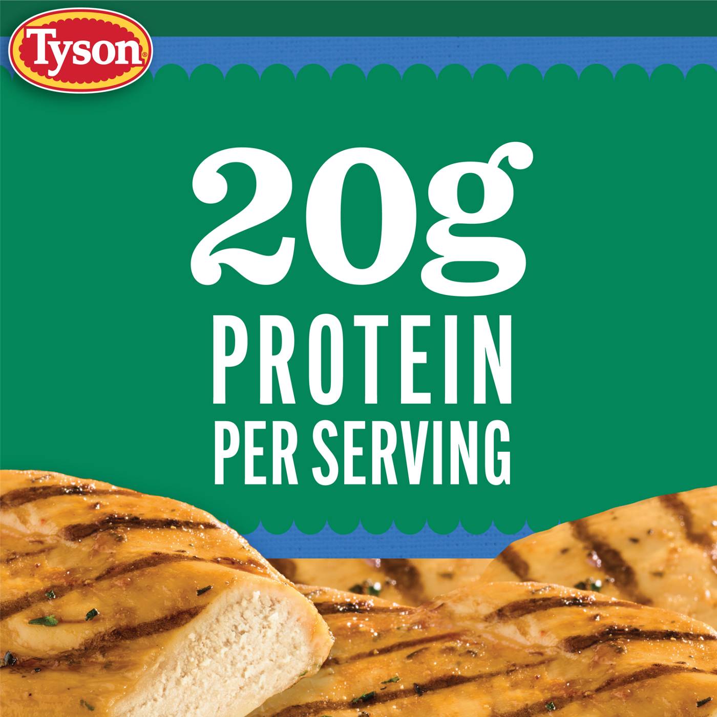 Tyson Frozen Grilled Chicken Breast Fillets; image 5 of 7