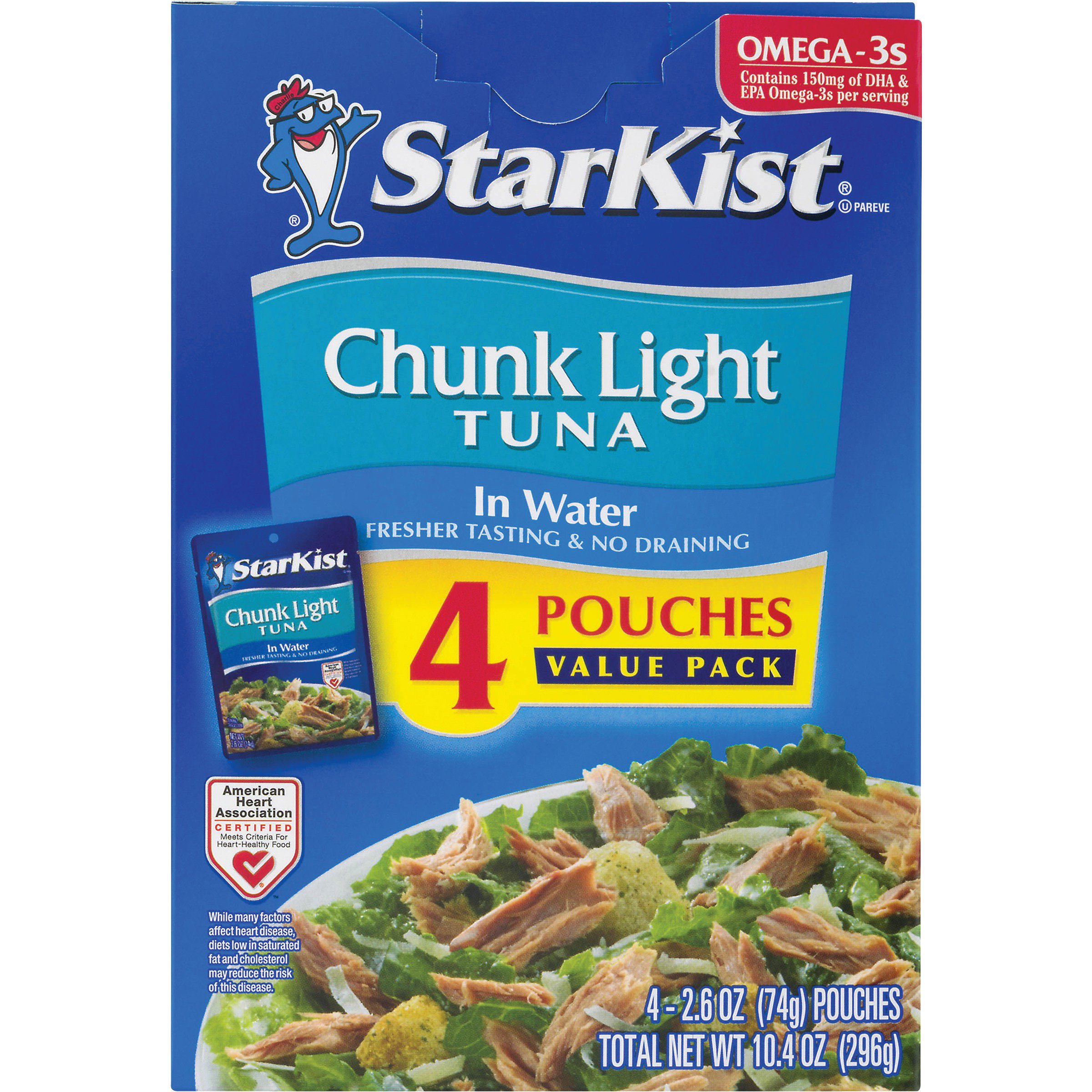 StarKist Chunk Light Tuna in Water Pouch Shop Seafood at HEB