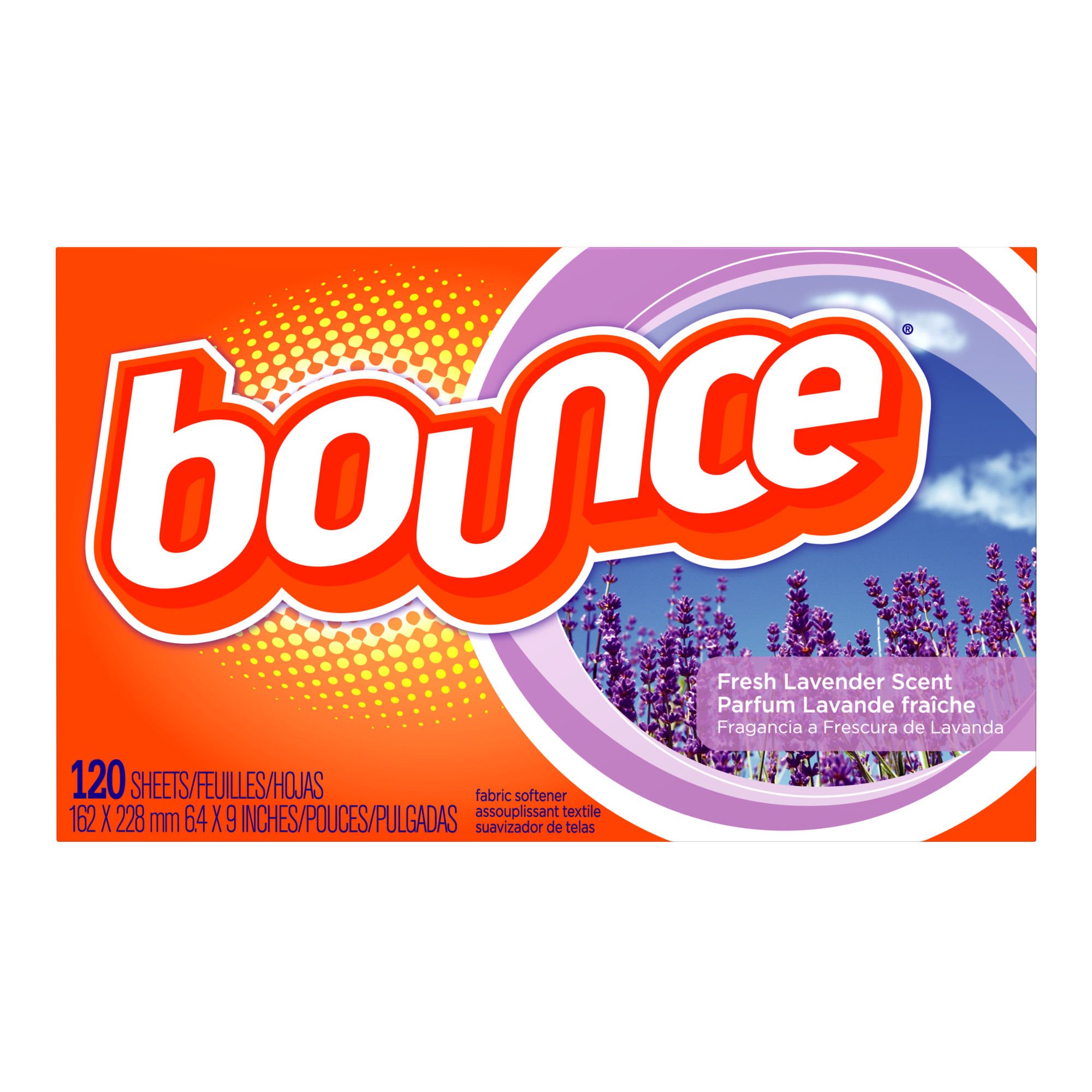 Bounce Fresh Lavender Scent Fabric Softener Sheets Shop Softeners at