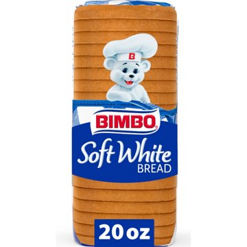Bimbo Soft White Bread, 20 oz
