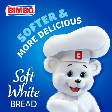 Bimbo Soft White Bread, 20 oz
