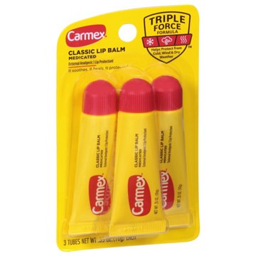Carmex Everyday Soothing Lip Balm, 3 ct