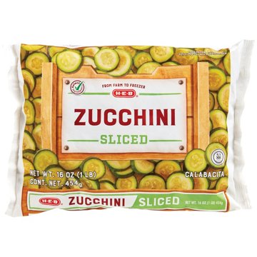 H-E-B Frozen Sliced Zucchini, 16 oz