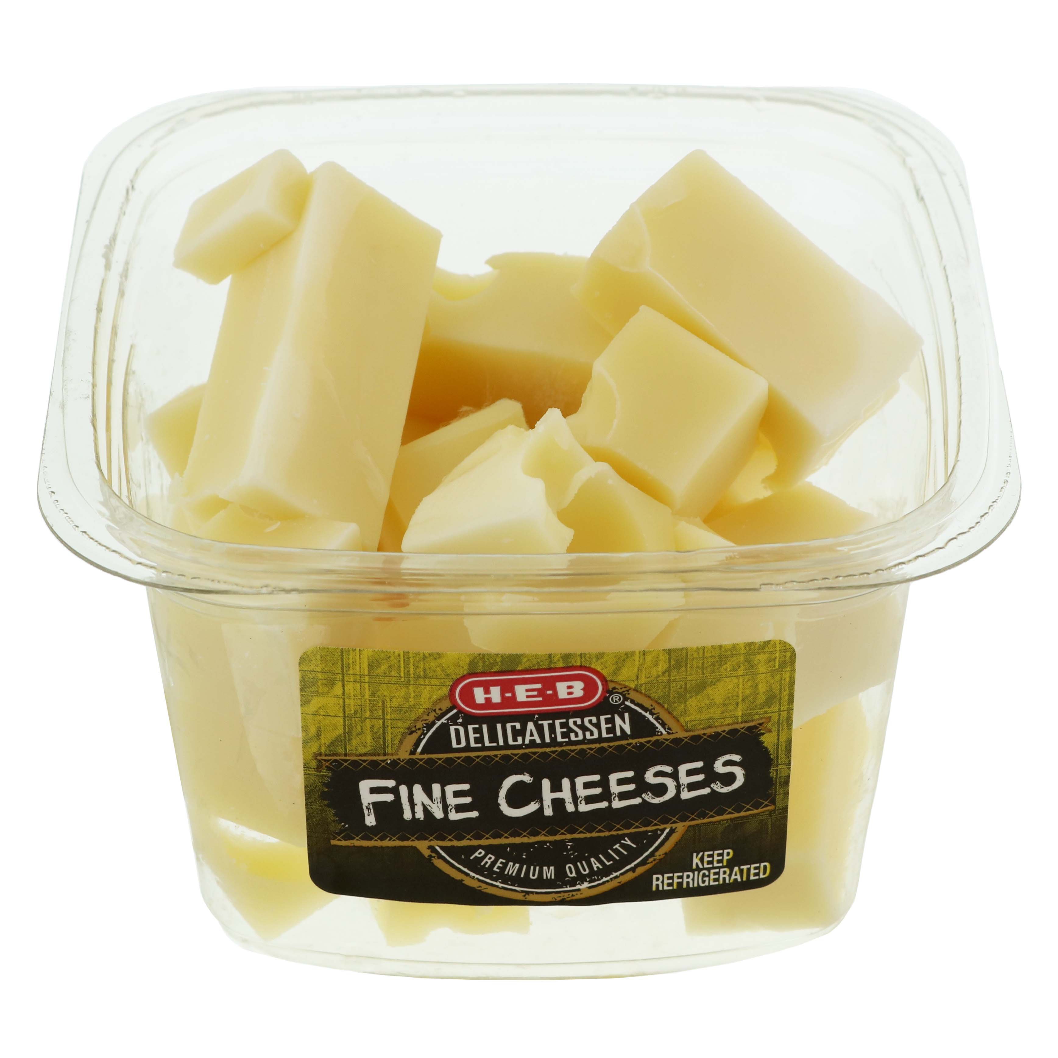 HEB Deli Swiss Cheese Cubes Shop Cheese at HEB
