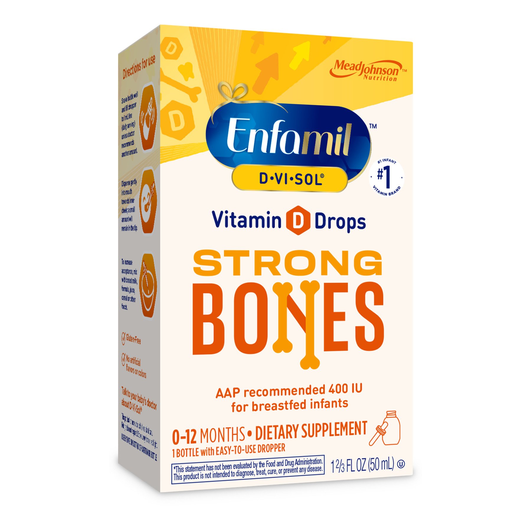 Enfamil D-Vi-Sol Vitamin D Supplement Drops - Shop ...