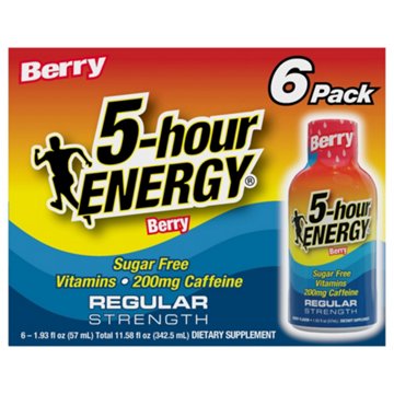 5-hour ENERGY Regular Strength Energy Shots - Berry