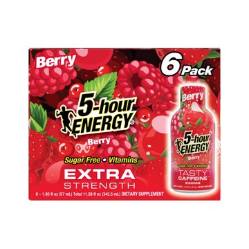 5-hour ENERGY Extra Strength Energy Shots - Berry