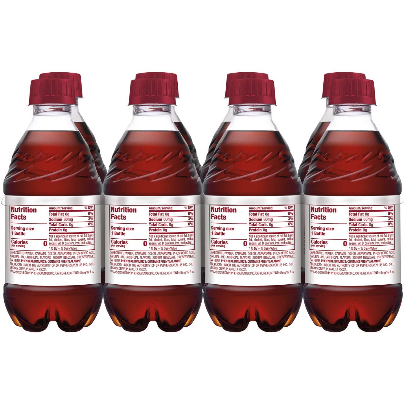 Dr Pepper Diet Soda 12 oz Bottles; image 5 of 7