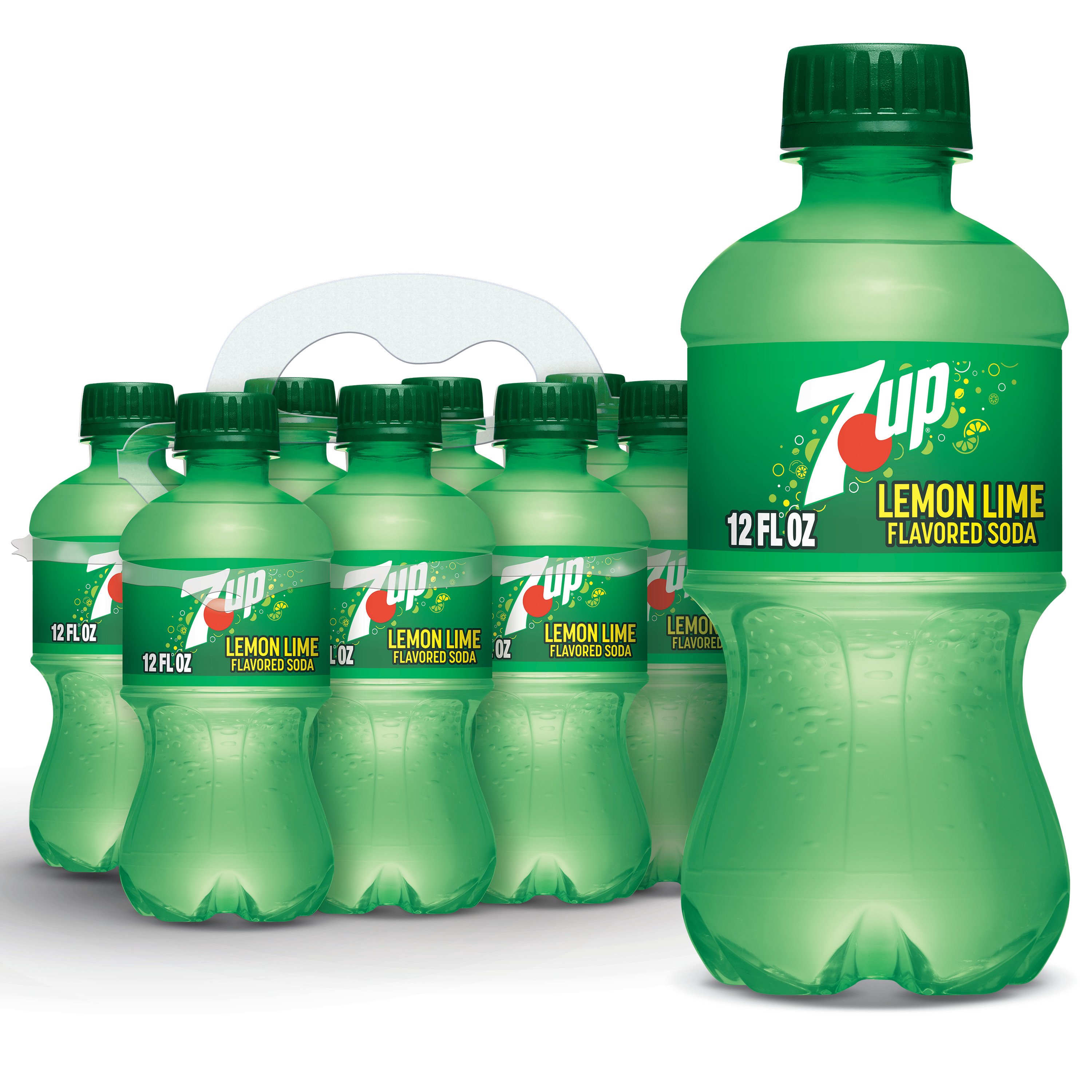 7UP Lemon Lime Soda 12 oz Bottles Shop Soda at HEB
