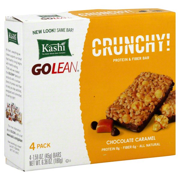 Kashi Go Lean Crunchy! Chocolate Caramel Protein and Fiber Bar Shop