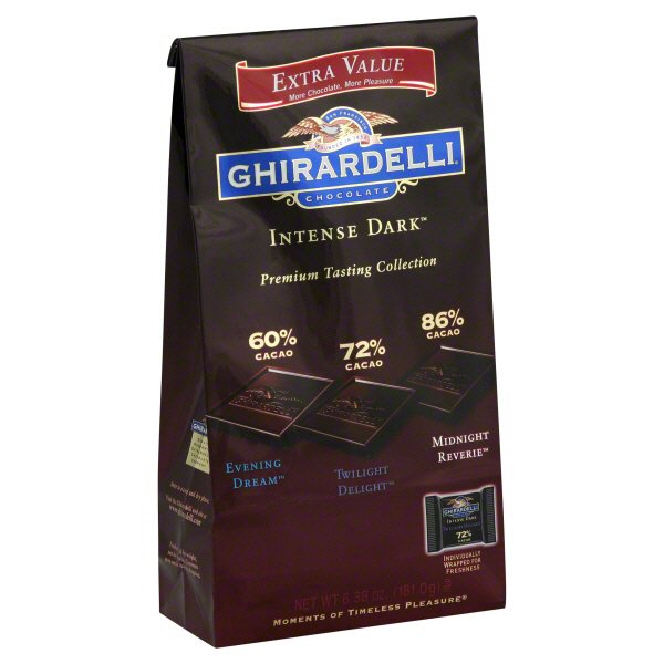 Ghirardelli Chocolate Intense Dark Chocolate Premium Tasting Collection