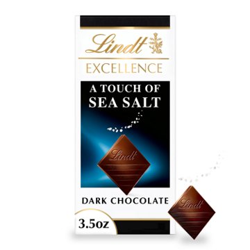 Lindt Excellence A Touch of Sea Salt Dark Chocolate Bar