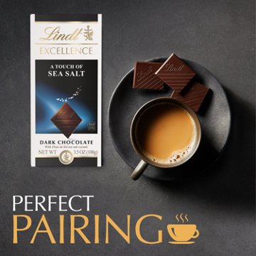 Lindt Excellence A Touch of Sea Salt Dark Chocolate Bar