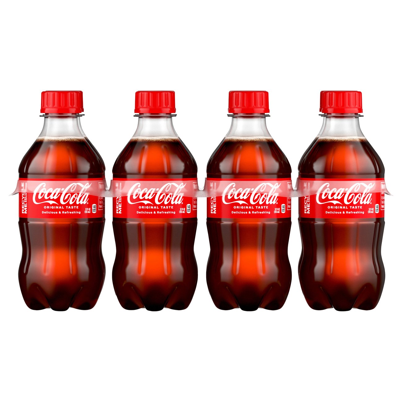 Coke Classic Soda Pop 20oz Bottles, 12 Units