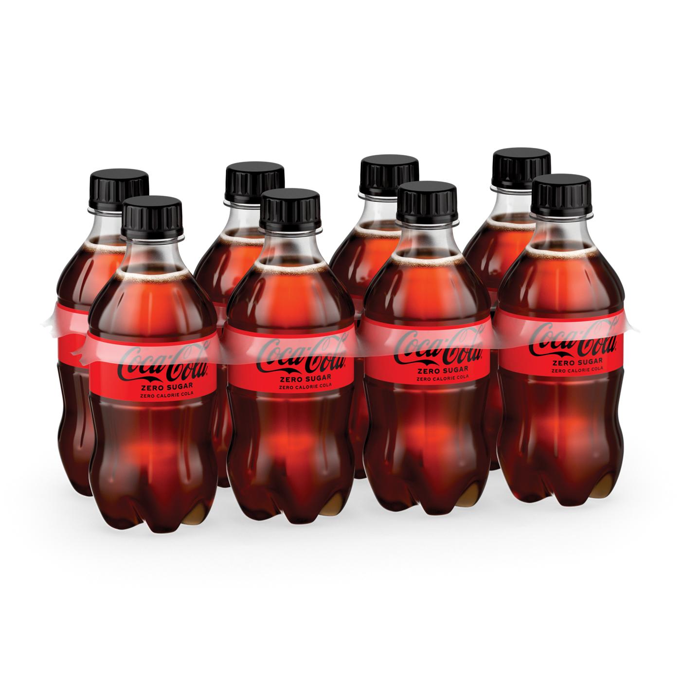 Coca-Cola Zero Sugar Coke 12 oz Bottles; image 6 of 7