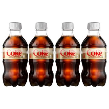 Diet Coke Caffeine Free Soda Soft Drink 8 pk Bottles