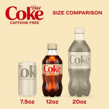 Diet Coke Caffeine Free Soda Soft Drink 8 pk Bottles