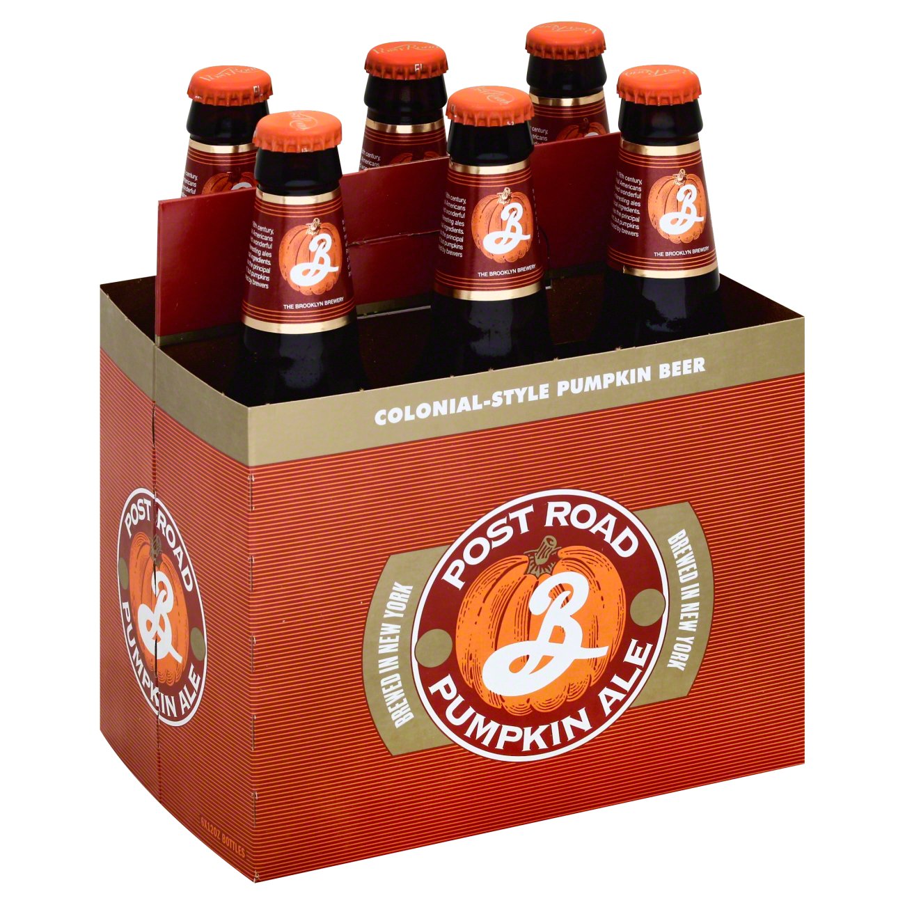 Brooklyn Seasonal Post Road Pumpkin Ale Beer 6 pk Bottles Shop Beer