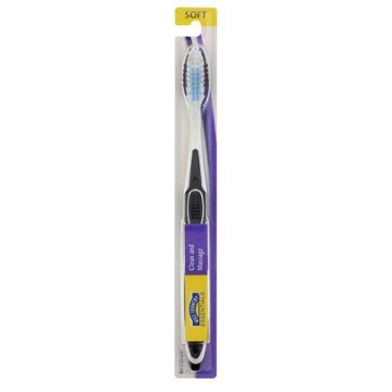 Hill Country Essentials Clean and Massage Soft Toothbrush - Colors May Vary, ea