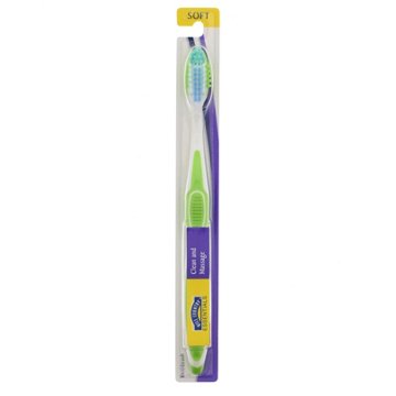 Hill Country Essentials Clean and Massage Soft Toothbrush - Colors May Vary, ea
