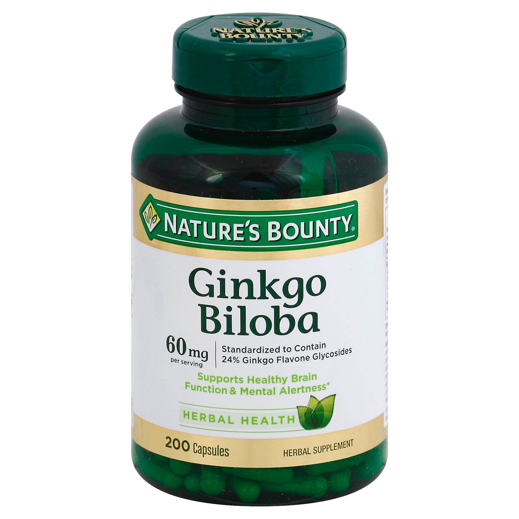 scheren radicaal Heel boos Nature's Bounty Ginkgo Biloba 60 mg Capsules - Shop Herbs & Homeopathy at  H-E-B