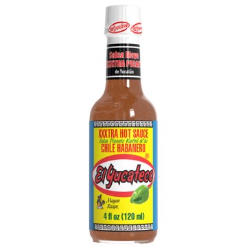 El Yucateco Chile Habanero XXXtra Hot Sauce, 4 oz