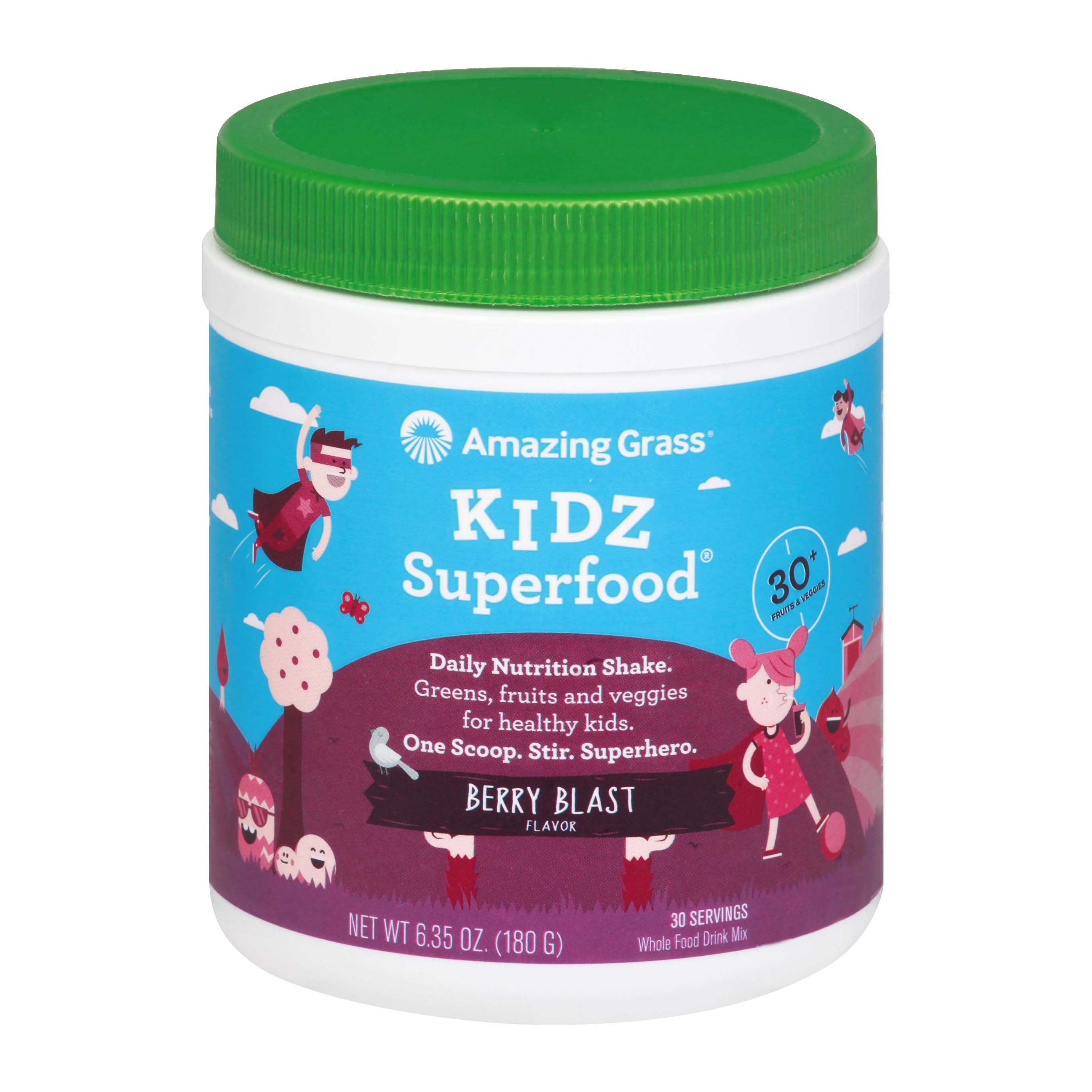 Amazing Grass Kidz Superfood Berry Blast Shop Multivitamins at HEB