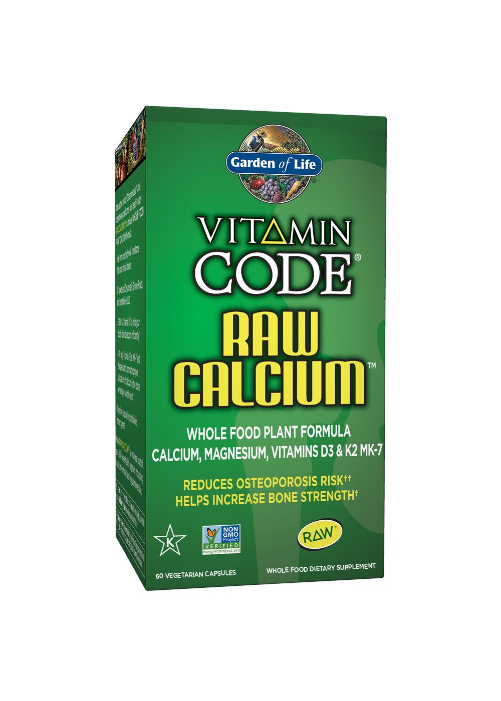 Garden of Life Vitamin Code Raw Calcium Capsules; image 1 of 2