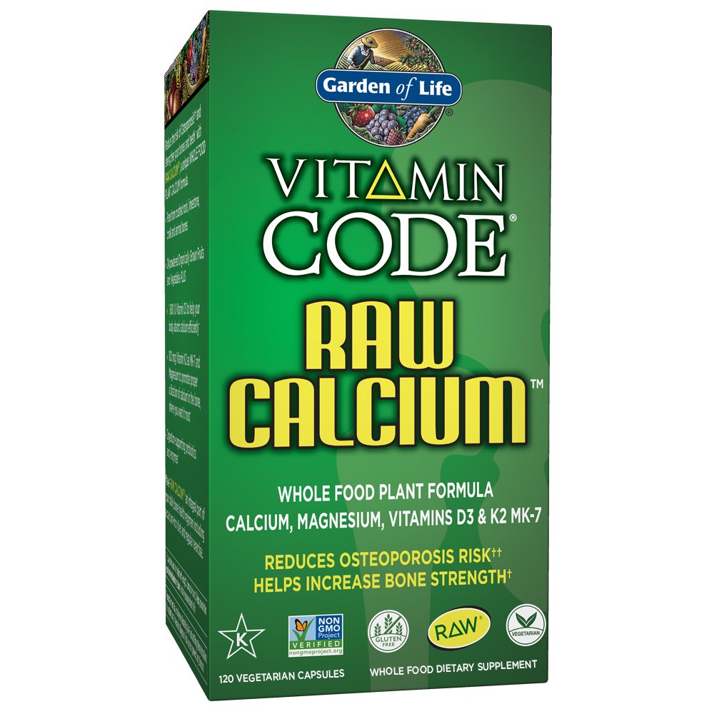 Garden of Life Vitamin Code Raw Calcium Capsules, 120 ct