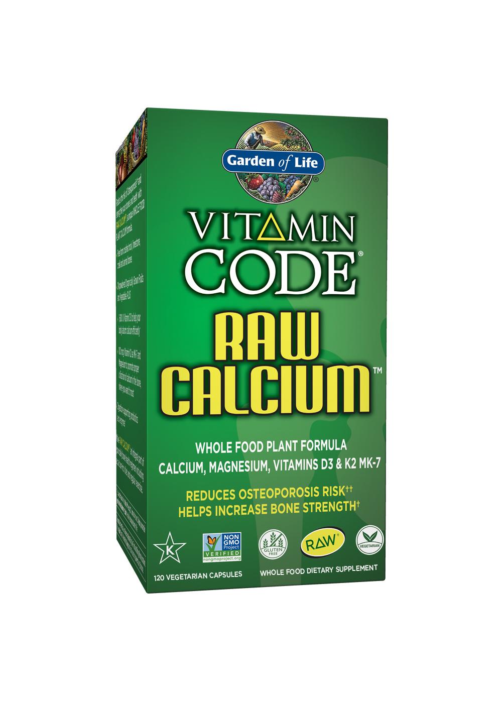 Garden of Life Vitamin Code Raw Calcium Capsules; image 1 of 2