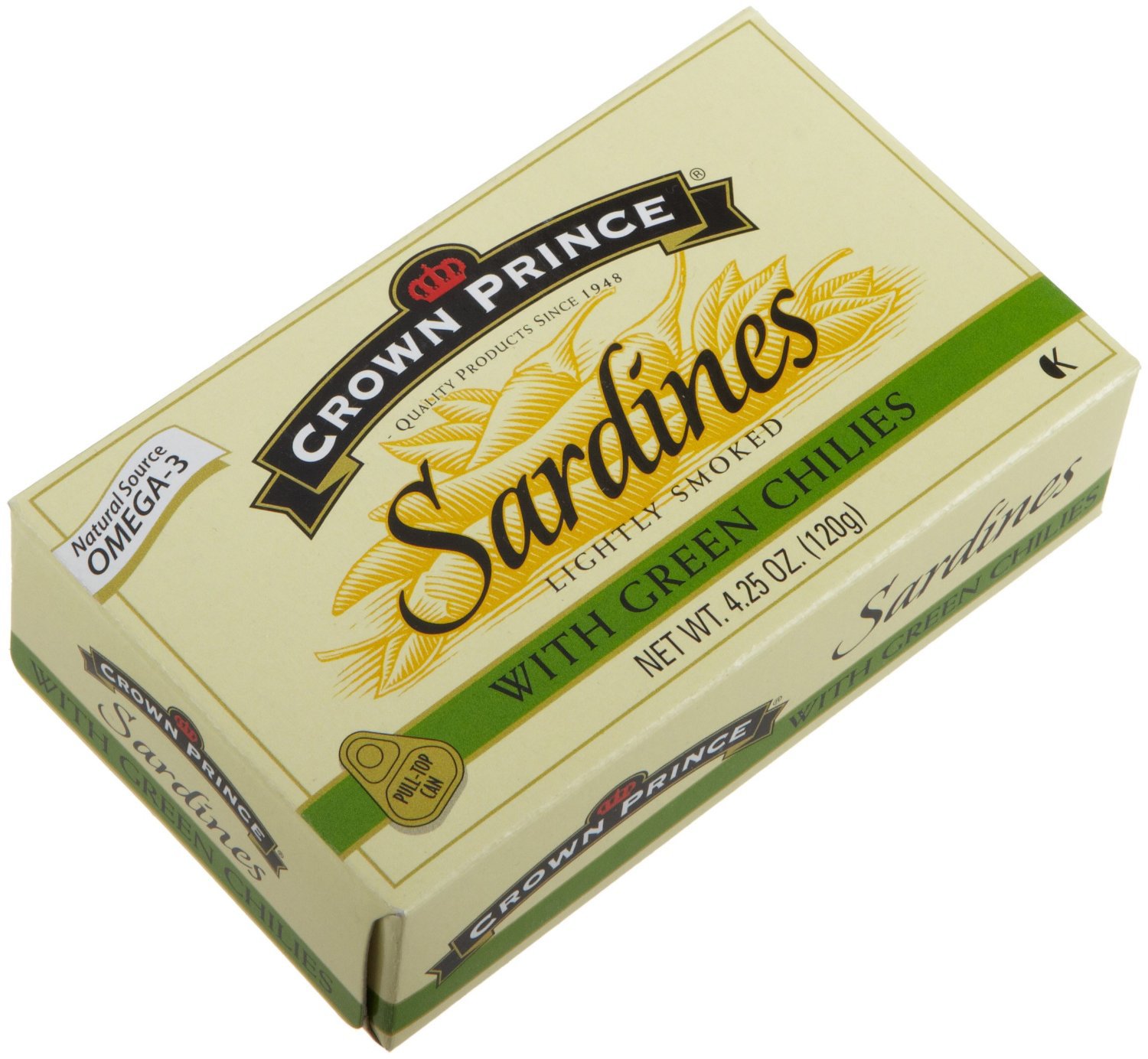 Ocean Prince Sardines Lightly Smoked with Green Chiles Shop Seafood