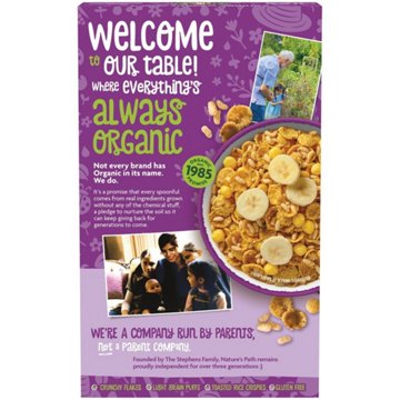 Nature's Path Organic Crunchy Vanilla Sunrise Cereal